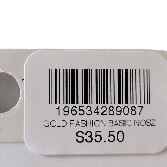 NEW Chico's Mother of Pearl Earrings White & Gold Trim Semi Circles 1.5 in drop - Picture 10 of 10